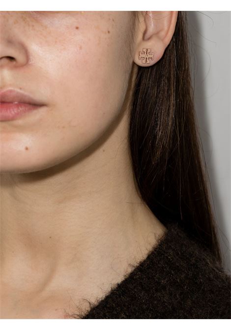 Rose gold tone Kira stud earrings - women  TORY BURCH | 11165504652